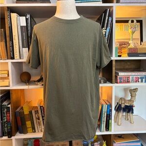 John Elliott Forest Green Short Sleeve Tee